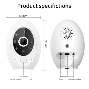 Intercomunicador bidireccional inalámbrico para el hogar, timbre de puerta con sistema de cámara IP, impermeable, autoalimentado