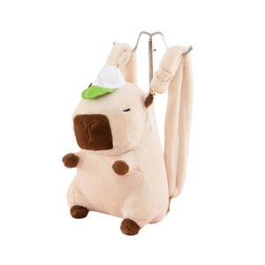 תרמיל גב מיוחד capybara ורוד push צעצוע ממולא מותאם אישית עבור בנות