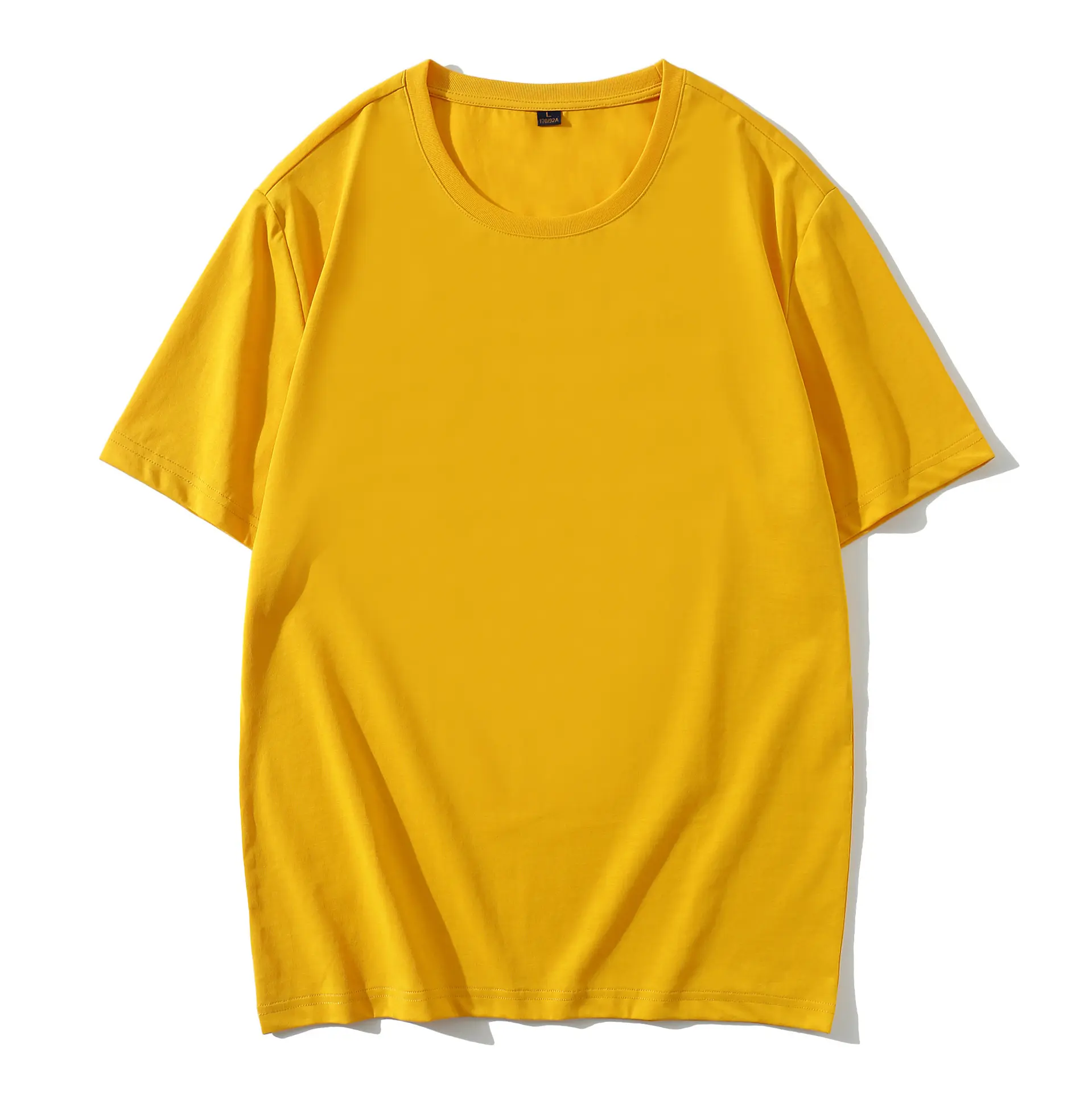 free sample T-shirt Printed graphic Logo 100% Cotton Gym Mens oversize white lightweight Blank 180gsm Custom Unisex T Shirt