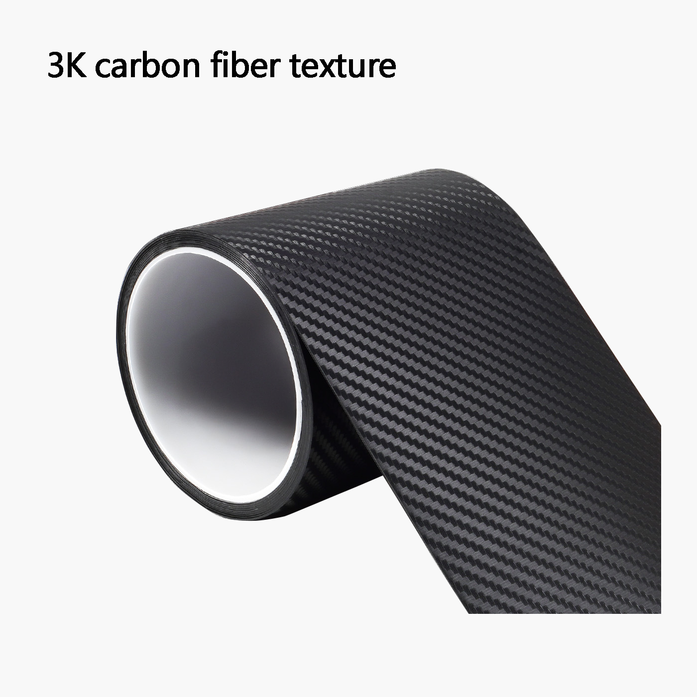 Texture en fibre de carbone 3K noire