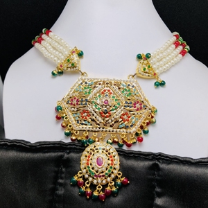 เครื่องประดับอินเดีย RANI Haar Mala สร้อยคอไข่มุกเครื่องประดับ sabyasachi Haar zubeda Jewels เครื่องประดับ Nizam จี้ safinaz