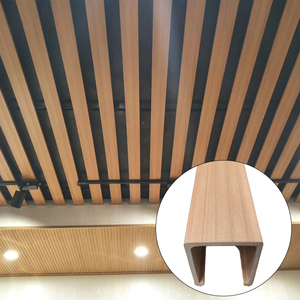 家居装饰使用假天花板设计Wpc墙板假天花板 - Product Image 4