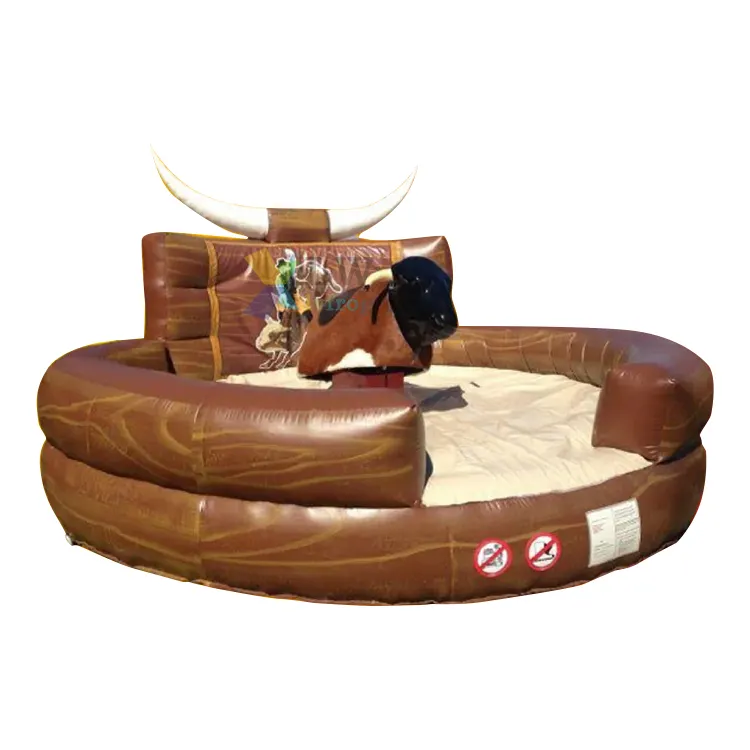 Commercial adults games mechanical rodeo bull riding machine controls inflatable mechanical bull ride for sale