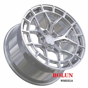 Bolun ספק ספורט אוניברסלי מדהים מדרון רכב רכב אוטומטי קיזוז שמאלה וימין סיבוב מלוטש מברשת גלגל כרום גלגל מזויף