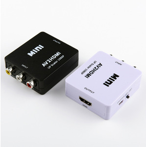 迷你影音至H DMI音频视频高清转换器头白盒迷你AV2H DMI视频分路器和转换器 - Product Image 5