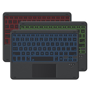Promoción de ventas calientes Mini Teclado mecánico inalámbrico Universal RGB Light Up Retroiluminado LED PC Juego de computadora Teclados para juegos - Product Image 1