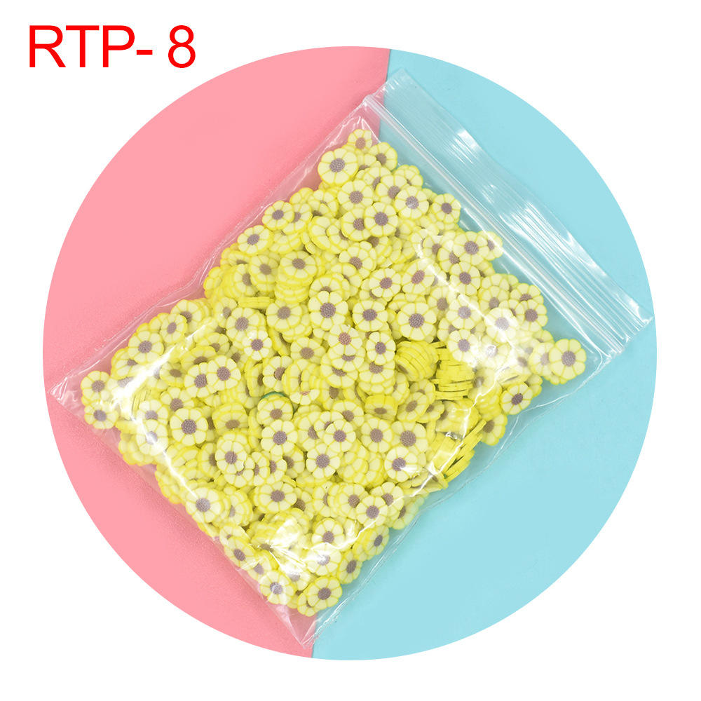 8 petites fleurs jaunes - 10 grammes par paquet