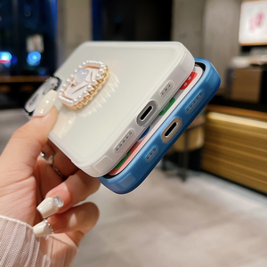 For OPPO A58/A57 A97/A96 A1Pro Phone Case With Lens Protection for OPPO A72/A53 A32 R17 <strong>A8</strong> Korean Tulip Phone Holder - Product Image 5