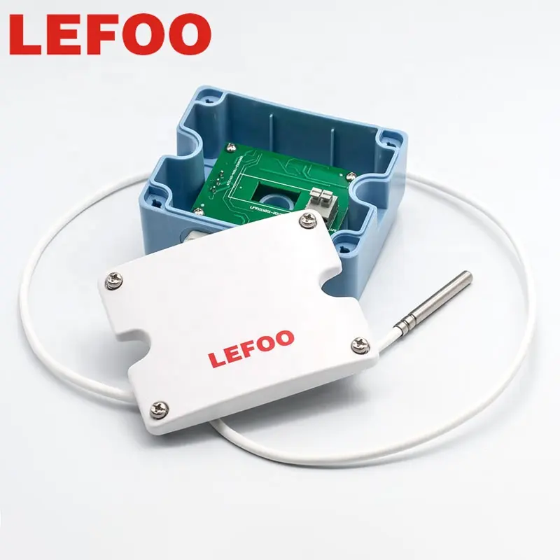 LEFOO tipo split de HVAC de alta precisión, la resistencia térmica pt100 Sensor de temperatura 4-20ma transmisor para control de temperatura