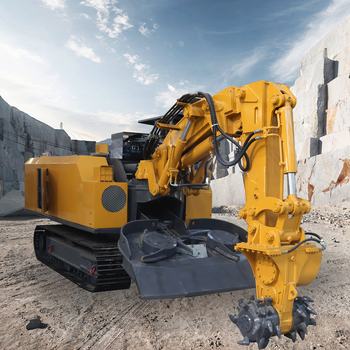 Tunnel boring machine has strong rock breaking ability and high cutting efficiency
