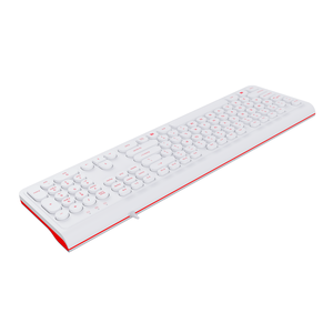Teclado de ordenador USB de tecla completa 104, teclado para juegos con cable de membrana en inglés de EE. UU. con iluminación de 1 Color - Product Image 5