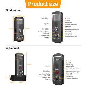 Factory Price Non-Visual Wireless <strong>Intercom</strong> Doorbell, Multi-Frequency Support, Energy-Saving &amp; Durable for Residential Use - Product Image 4