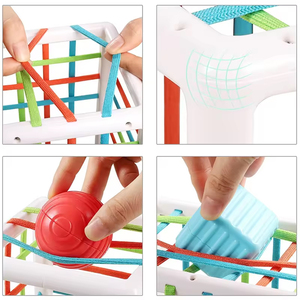 Multi Sensory <strong>Shape</strong> Activity Cube Toy Montessori Baby <strong>Shape</strong> <strong>Sorting</strong> Nesting Stacking Toys Baby's Tummy Time Toy - Product Image 5