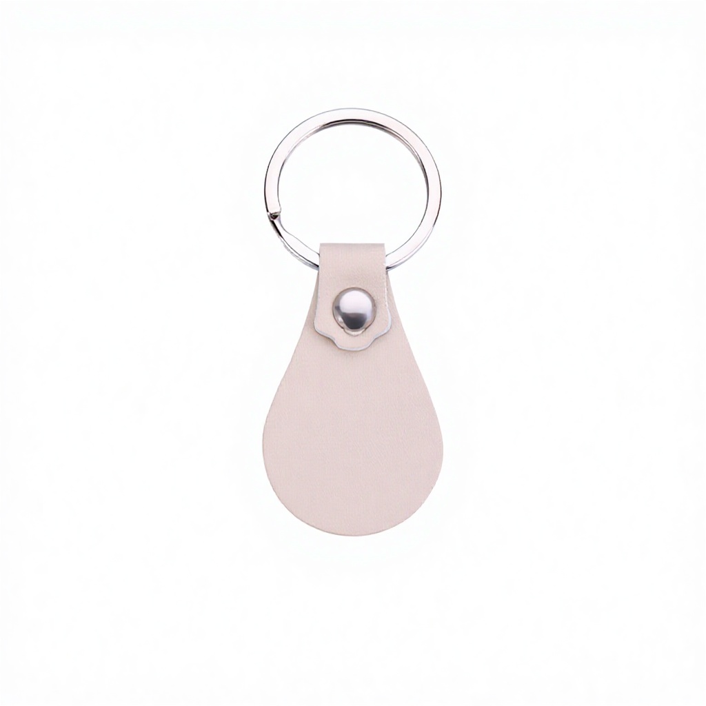 PU letather Keychain white