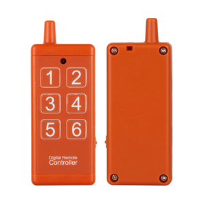 DC3.7V 6 pulsanti RF telecomando Wireless 315/433MHz universale USB batteria ricaricabile industria telecomando senza fili - Product Image 6