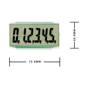 Su misura JXD141 7 segmento Display HTN Grey positivo sei-otto segmento moduli LCD a buon mercato schermo LCD - Product Image 1