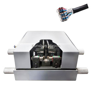 WJ4361 çok maça telleri çift taraflı sıyırma makinesi tel kesme ve şerit pnömatik soyma makinesi - Product Image 1