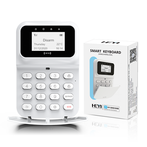 HEYI WiFi <strong>Keypad</strong> <strong>Alarm</strong> <strong>System</strong> with RFID Big LCD Display Button Press Control for Home Office Security