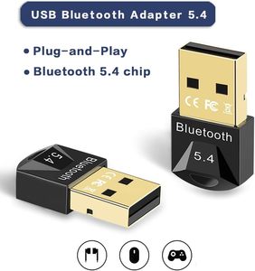 USB蓝牙5.4适配器发射器蓝牙音频蓝牙加密狗无线USB适配器键盘鼠标耳机扬声器 - Product Image 2