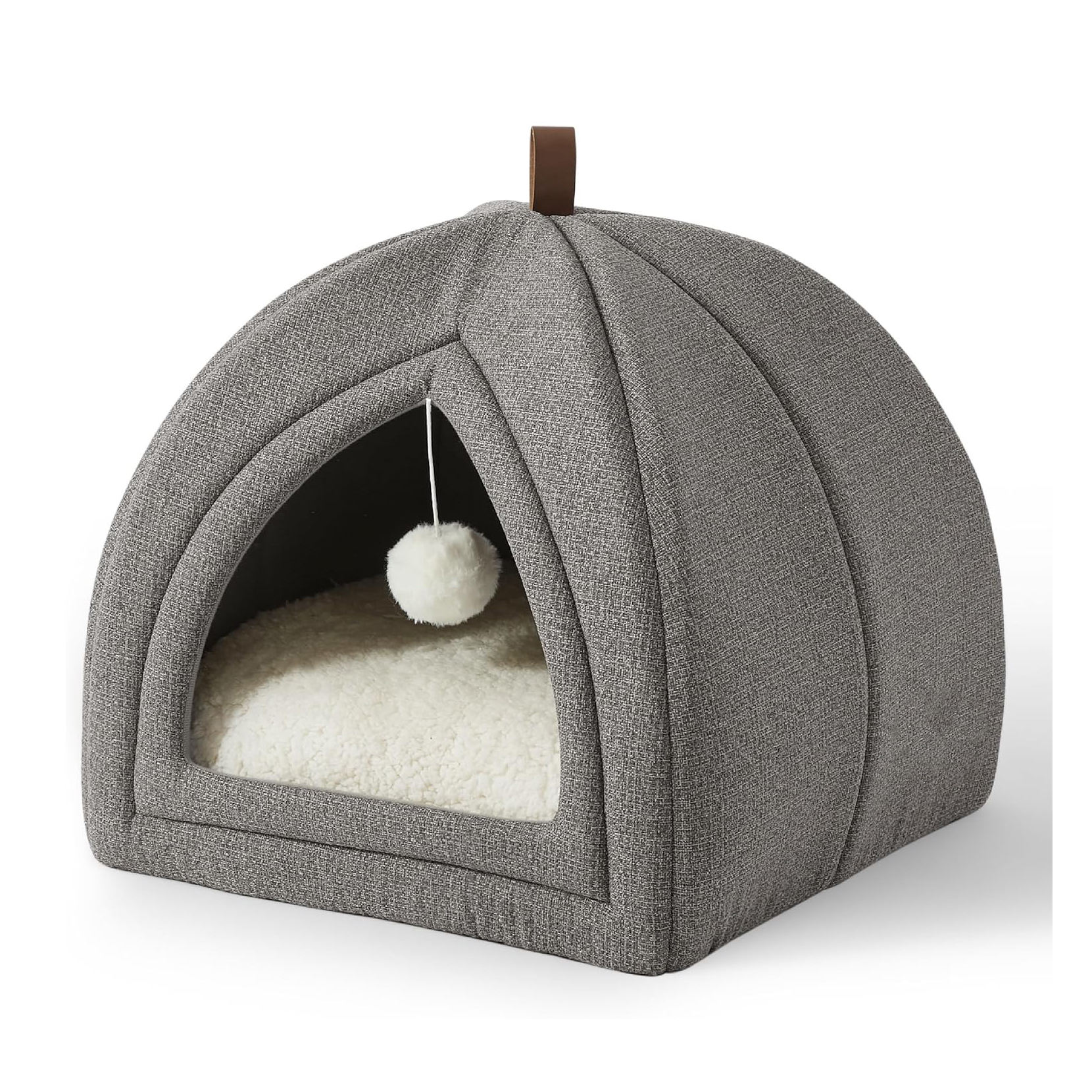 Tente Cat Cave House 2 en 1 (Gris)