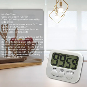 Küchen timer zum Kochen mit lautem Alarm, hohe Kosten effizienz! Min-Sec-Timer mit Up-Down-Zählung und Robustheit - Product Image 6