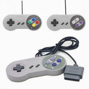 Joystick USB clásico con motor de vibración para Nintendo SNES Gamepad Controller para Windows PC MAC Computer Game Pad