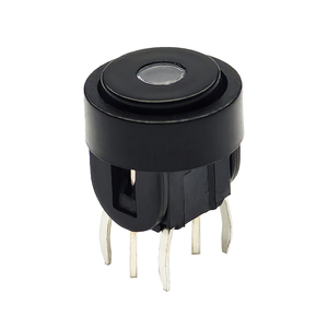 FOSEN 10mm Installieren Sie kleine 7,5*7,5 runde Druckknopf beleuchtete Schalter 12v mit rot blau LED beleuchtete taktile Schalter TS-2012 - Product Image 2