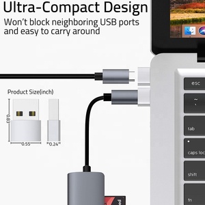 USB Type-C ตัวเชื่อมต่อ Micro USB FEMALE TO Type C MALE Converter สายโอนข้อมูล OTG - Product Image 2