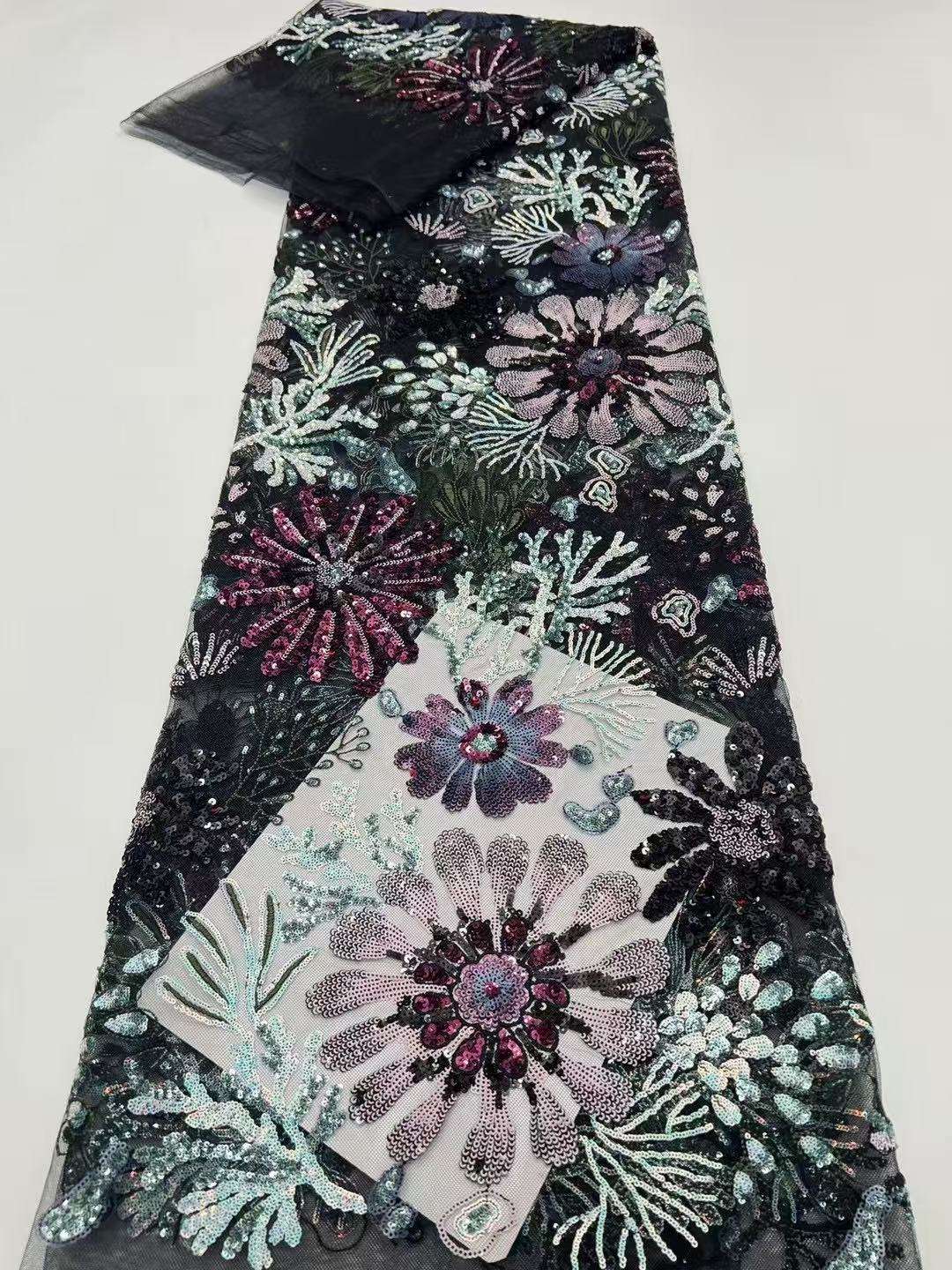 3 Negro Púrpura Gris