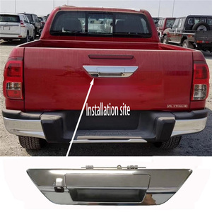 Cámara de marcha atrás con manija de puerta trasera Hilux con kit de espejo retrovisor de 4,3 pulgadas cámara de coche de respaldo de visión nocturna HD con sistema de Monitor - Product Image 6