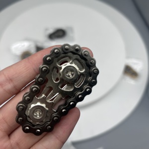 <span class=keywords><strong>Spinner</strong></span> tay chống căng thẳng cho người lớn lo lắng-Thiết kế dây chuyền và thiết kế dây chuyền kim loại độc đáo, Đồ chơi <span class=keywords><strong>FIDGET</strong></span> hoàn hảo để tập trung và thư giãn - Product Image 2