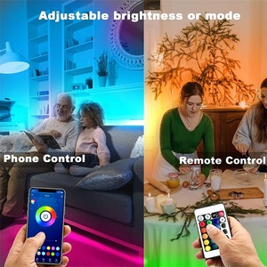 Music Sync 5mLEDストリップ5050 Rgb 5V Usb BluetoothAPPおよび24キーIRリモートコントローラーホームルームテレビバックライトLEDストリップライト - Product Image 3