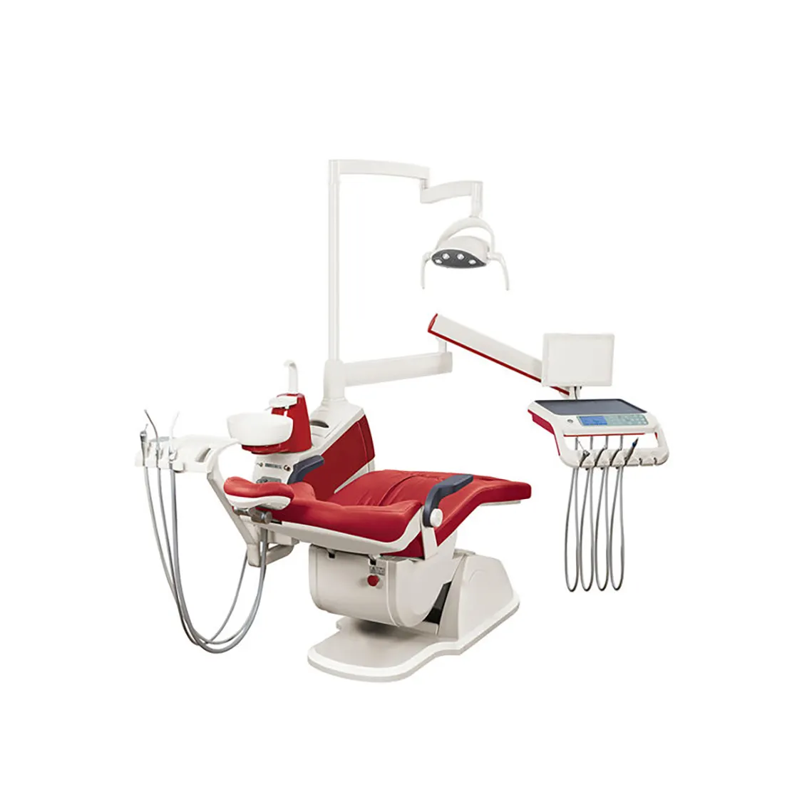 שיניים ציוד כיסא עם Rotatable מרקקה שיניים כיסא יחידה מחיר