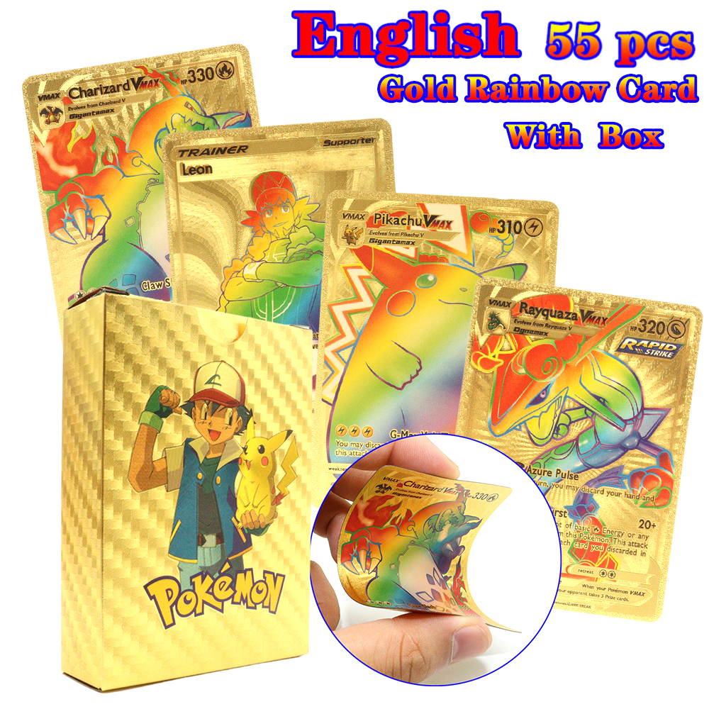 English Rainbow Shiny Gold 55pcs