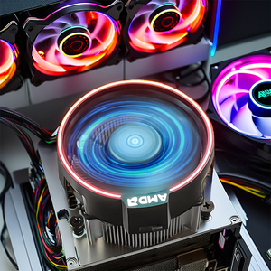 ARGB PWM 4Pin Radiator Cooler for AM4 AM5 Intel Processors Quiet 12V <strong>Computer</strong> RGB LED Heatsink with Fan <strong>Optimized</strong> for Cooling - Product Image 6