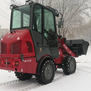 Máy Xúc Bánh Xe Thủy Lực Đa Năng Cho Sân Vườn Mini Máy Xúc Holflader DY35 Với Trọng Lượng Nâng 1650KG - Product Image 6