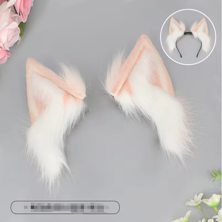 Embouts d'oreille Electric Beast Ear 02 - Rose et blanc