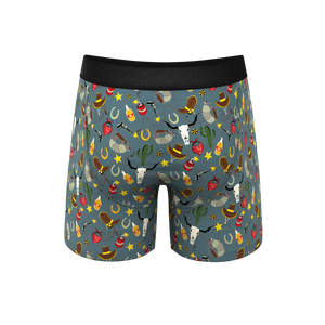 Bán Buôn Người Đàn Ông Của Sáng Tạo Cảnh Sát Trưởng Huy Hiệu Mô Hình Boxer Shorts Với Mở Fly Biểu Tượng Tùy Chỉnh Đồ Lót Thoáng Khí - Product Image 5