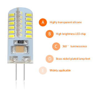 หลอดไฟ LED G4ลูเมนสูงสำหรับตกแต่งบ้าน AC 85-265V 4W Gy6.35ดาวน์ไลท์ LED พร้อมสวิตช์ควบคุมระยะไกลสำหรับใช้ในบ้าน
