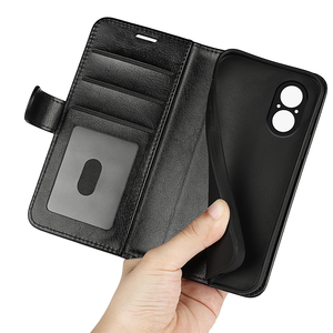 เคสโทรศัพท์แบบฝาพับหนัง4ช่องดีไซน์คลาสสิกสำหรับ Huawei Pura 70dholder และกระเป๋าเงินขาตั้งโทรศัพท์สำหรับ iPhone 13 Pro Max - Product Image 2