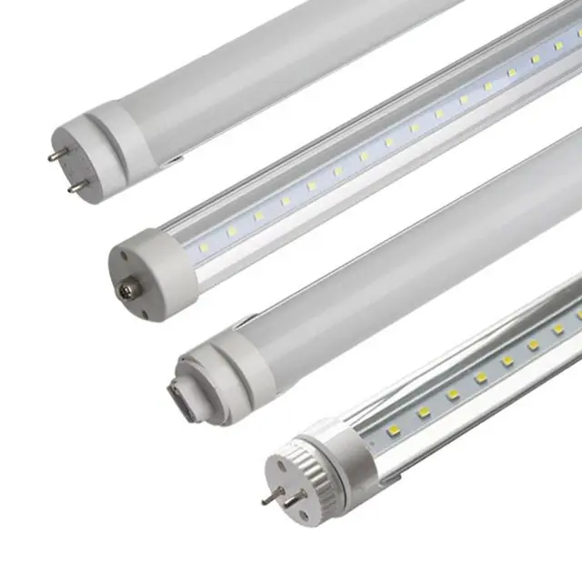 Tubo de luz de led ce etl, tubo integrado dlc r17d fa8 40w 22w 18w t8 8ft 5ft 4ft t8