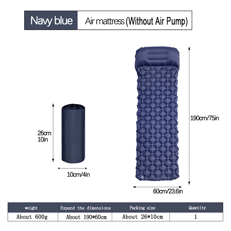 Navy Blue- without air pump
