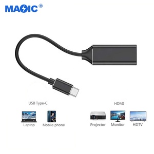 Cables Commonly Used Accessories Male to Female <strong>USB</strong> C to <strong>HDMI</strong> Converter <strong>Usb</strong> c to <strong>hdmi</strong> <strong>Adapter</strong> 4k 30hz for Notebook