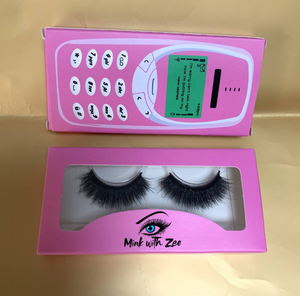 Vizon kirpiklere özel etiket şerit Lashes kirpik uzatma toptan kirpik satıcı gibi bakmak el yapımı Wispy kirpik toplu - Product Image 1