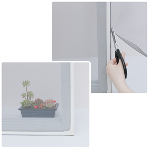 The Easy-Fit White PVC <strong>Window</strong> <strong>Frame</strong> for Magnetic DIY <strong>Window</strong> Screen Mesh Kit Magnetic <strong>Window</strong> Mesh and Mosquito Net