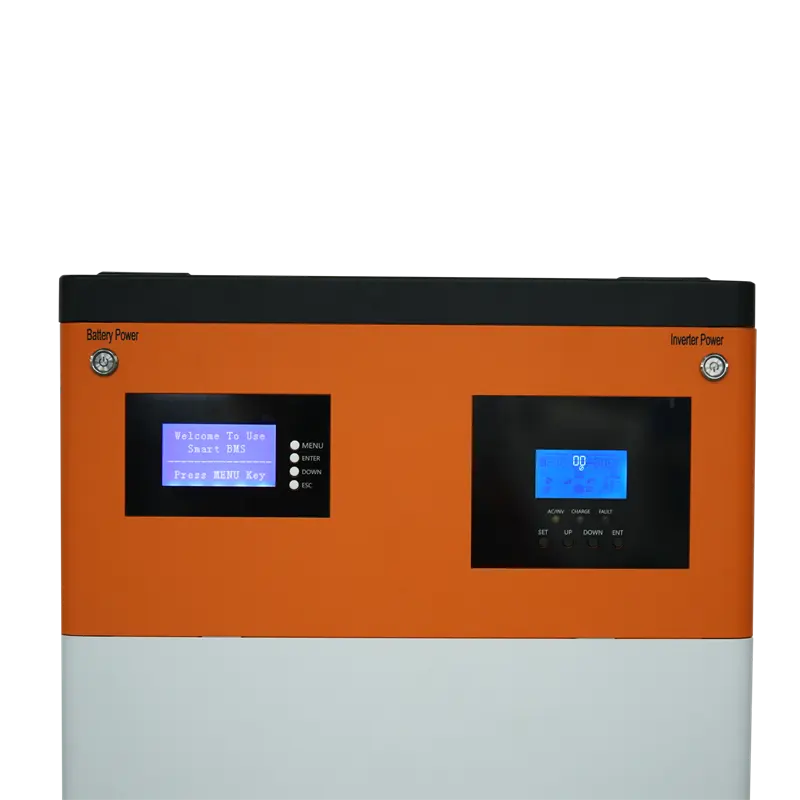 Tewaycell off-grid 51.2V 100Ah 5KWh with 5KW inverter all in one ESS camping 110v 220v solar portable power station