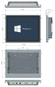 Nuevo 15 pulgadas educativo todo en uno computadoras Quad-Core IP65 uso Industrial pantalla táctil Panel PC Linux HD 8GB - Product Image 5