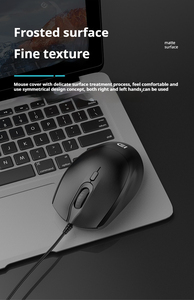 3600N cablato 3D per ufficio e Gaming Mouse con 1.5M di cavo compatibile con computer portatili