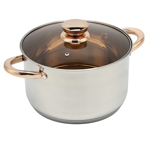 12PCS hiện đại thân thiện với môi thép không gỉ <span class=keywords><strong>Cookware</strong></span> Set nấu ăn nồi và chảo Frying Pan Chứng Khoán nồi nước sốt Pan - Product Image 4