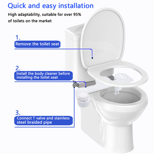 温水非電気ビデシングルノズル電気機械式ビデトイレアタッチメントトイレビデアタッチメント - Product Image 4